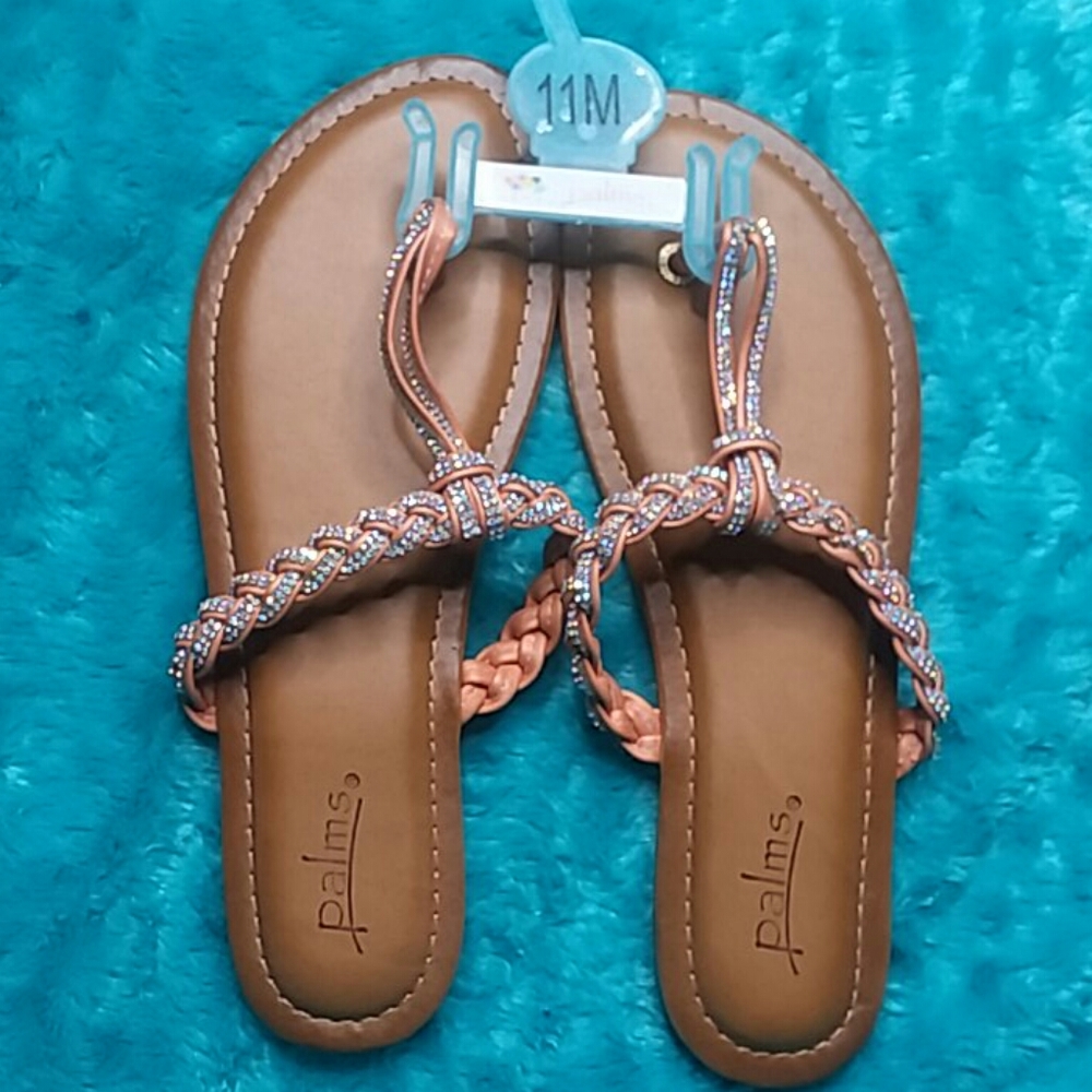 New Palms Blingy New Sandals size 10